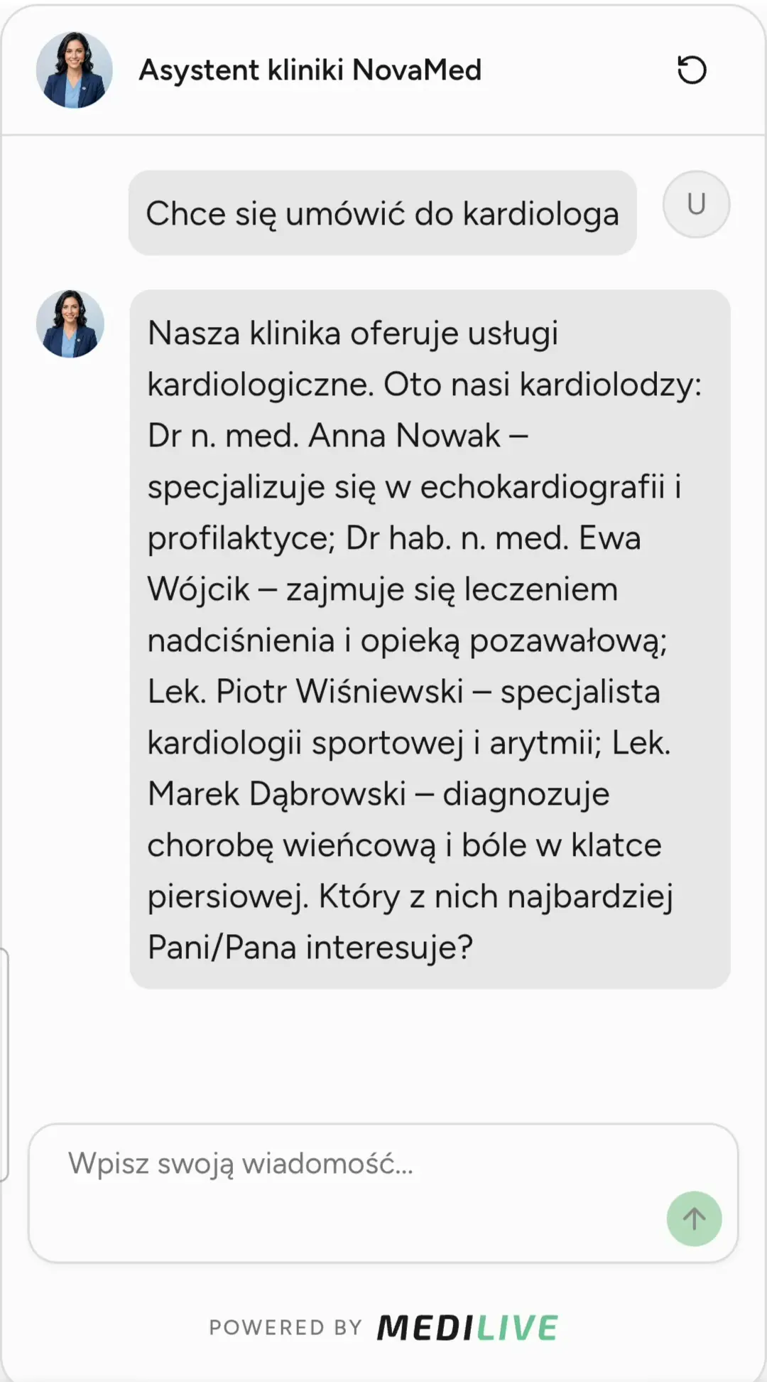 Zbieranie informacji o pacjentach